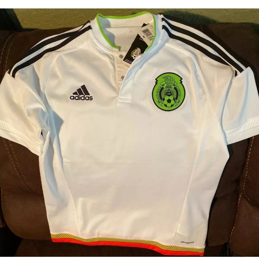 NEW MEXICO ADIDAS WHITE MENS JERSEY SIZE MEDIUM